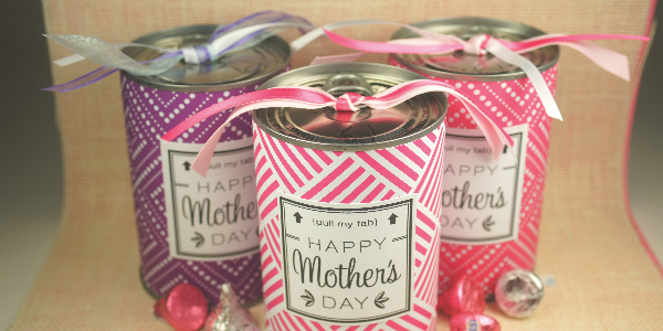 Mother's Day Tin Cans