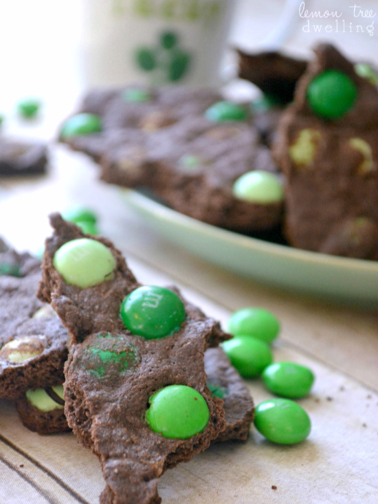 MINT CHOCOLATE COOKIE BRITTLE