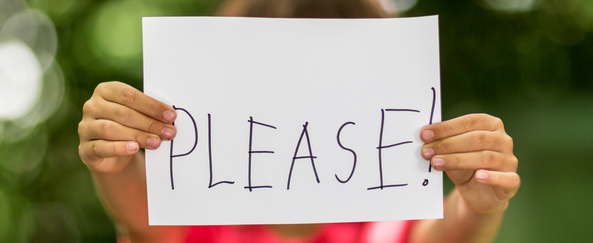 please