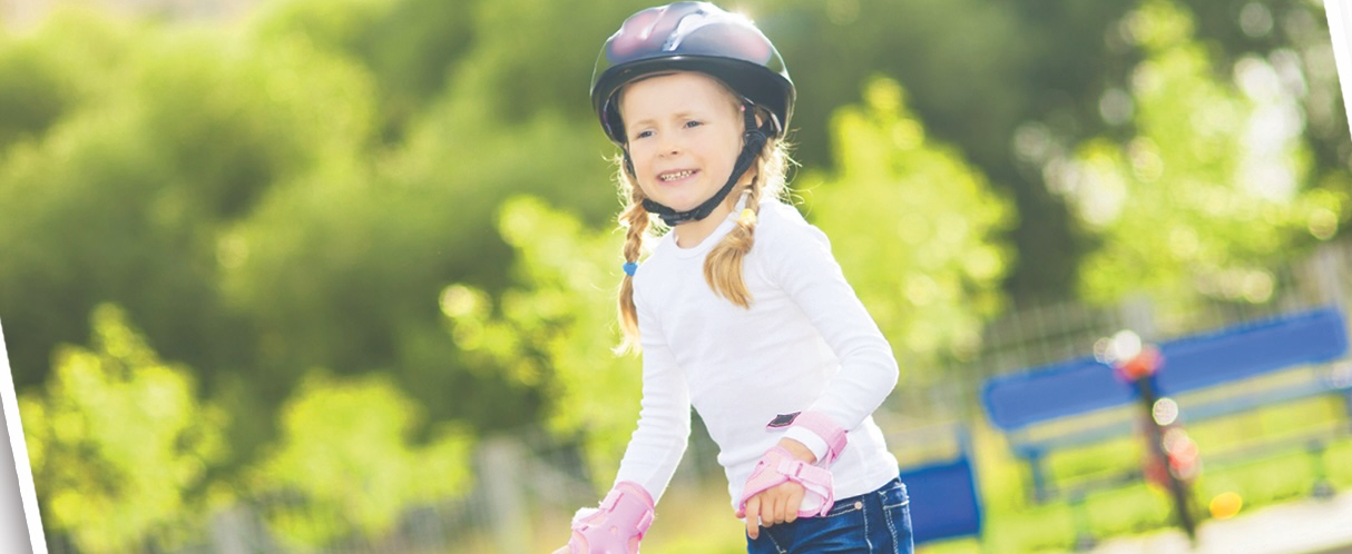 Child skating