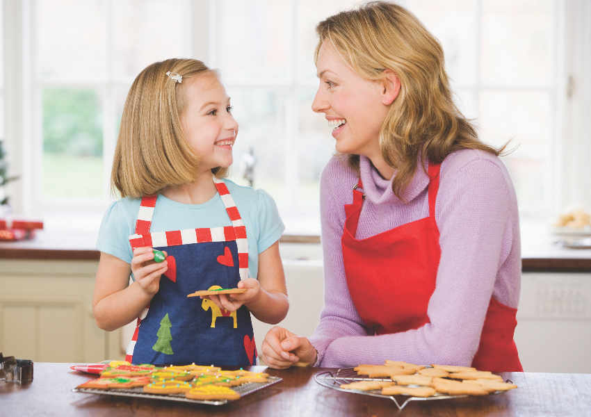 baking cookies